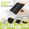 Adjustable Wooden Incline Calf Stretcher Board for Home Fitness & Rehabilitation