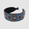 LALA Ethnic Lattice Hairband P-BLUEWINE