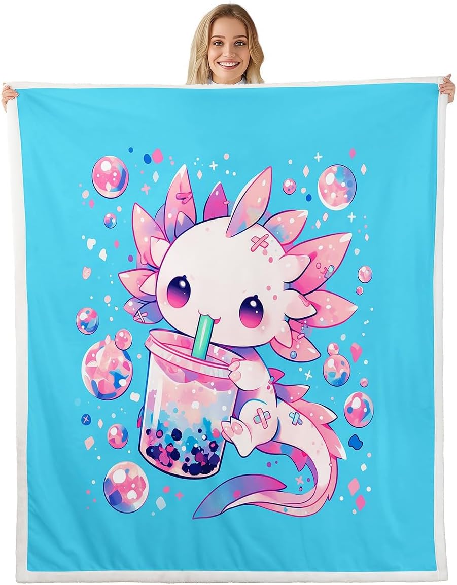

GUOYU Blanket Japanese Style Throw Blanket Queen Size Lotus Flower Flannel Blanket for Kids Teens Adult Women Room Aesthetics Scenery Decor 75x100cm (30x40inch)