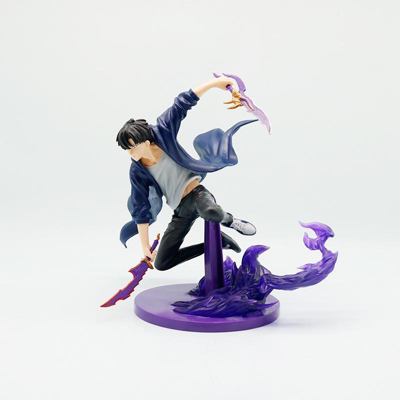 Solo Leveling Sung Jin Woo Pvc Model With Battle Edition For Gift And Collection