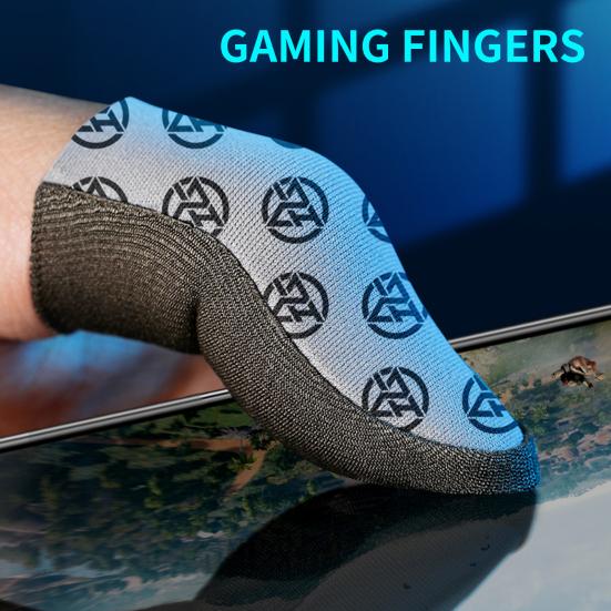 1 Paio di Maniche per Dita Zero Contatto Alta Sensibilità Resistenti all'Usura Anti-Sudore Supporto a Compressione Controllo di Gioco Estremamente Sottili Gaming su Cellulare