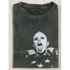 Tricou Keith Flint Prodigy Firestarter / Față Iconic Keith Flint & Imprimeu Stea / Unisex Gât Rotund Mânecă Scurtă / Tricou Spălat Streetwear / Electronic