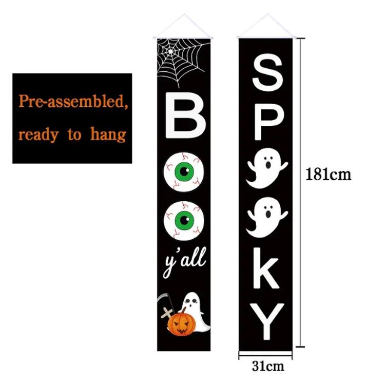 Halloween Couplets Hanging Flags Door Banners Flags And Outdoor Decorations