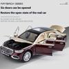 1:24 Mercedes Benz Maybach S680 Luxury Limousine Alloy Diecast Metal Model Sound & Light Children Toy Collection Hobby Boys Gift