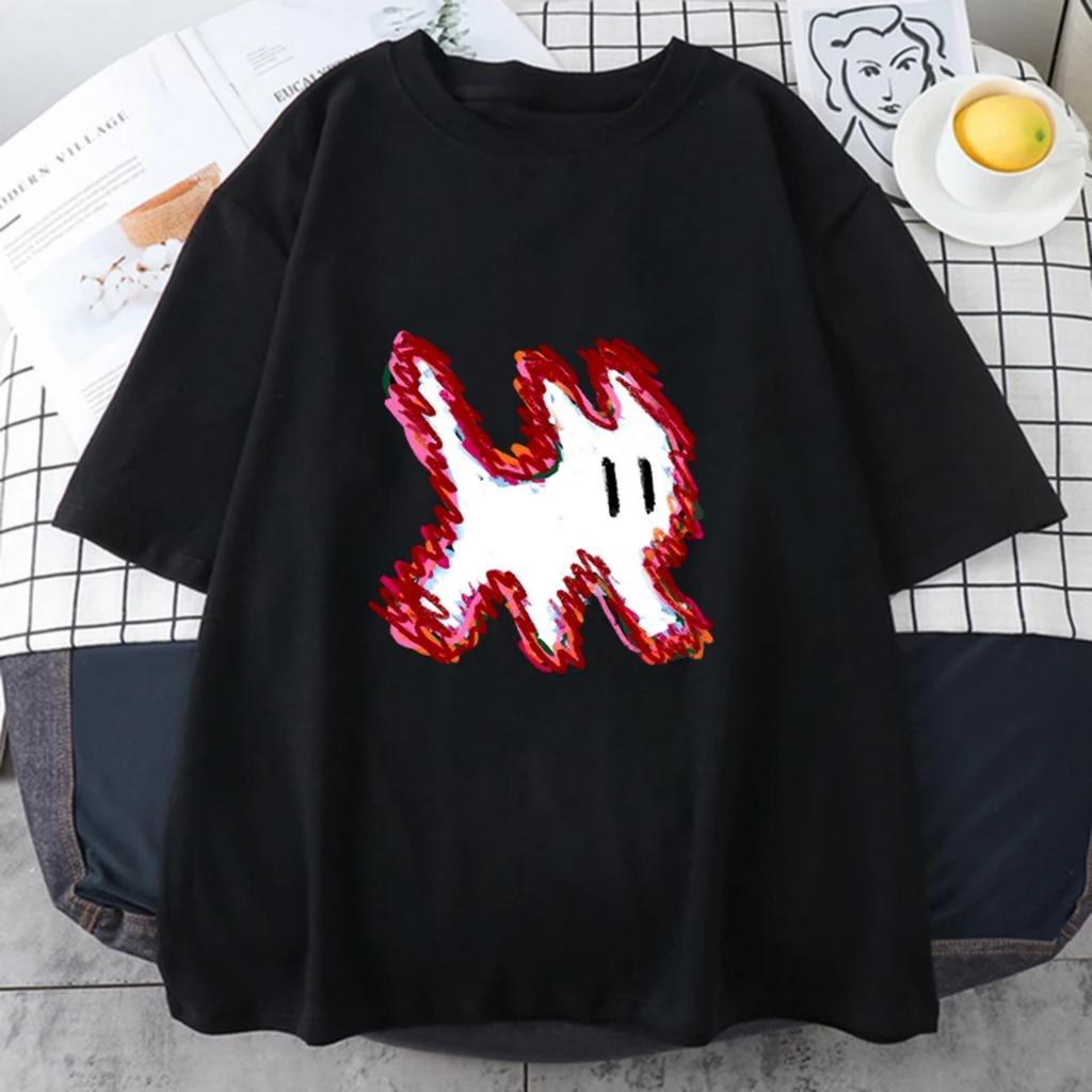 Quality Casual Summer Women Cotton T Shirts Top Style Tees Fashion Daily Print Streetwear Multi Pattern Couple Fashion T-shirt