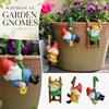 3 Piece Dwarf Figurine Set for Flower Pot Hanging Ladder Climbing Garden Pot Ornament Miniature Decoration Outdoor Indoor