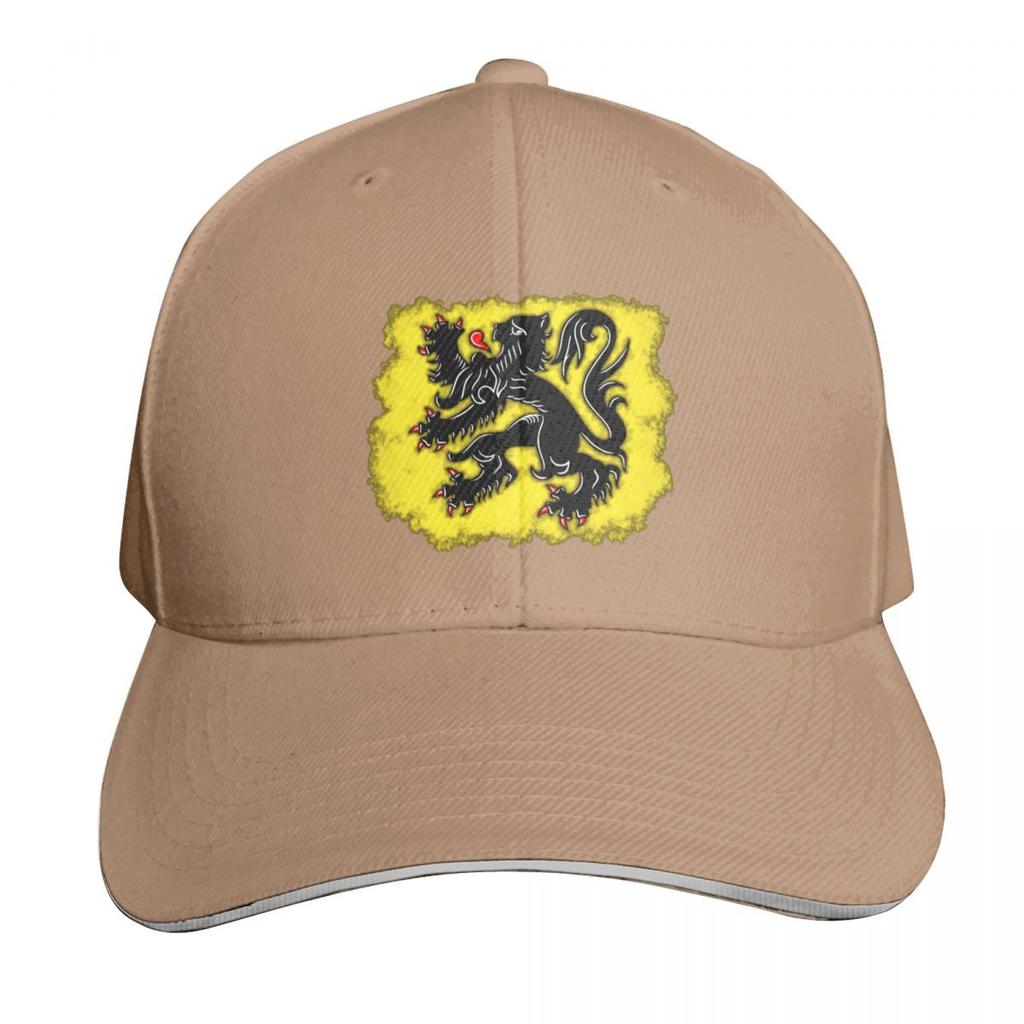 The Black Lion of Flanders Flemish Nationalism Baseball Cap Beach Outing Hat Luxury Brand Hood New In The Hat Women Hats Unisexs