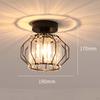 Crystal Ceiling Light Semi Indoor Lighting Metal 27 Base Decorative Lamp Mini Chandelier for