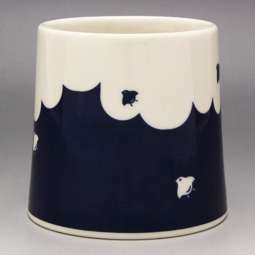 Casual Life Mino Ware Fuji Mug with Sakura Design (Kakuni) Mt. (K131021)