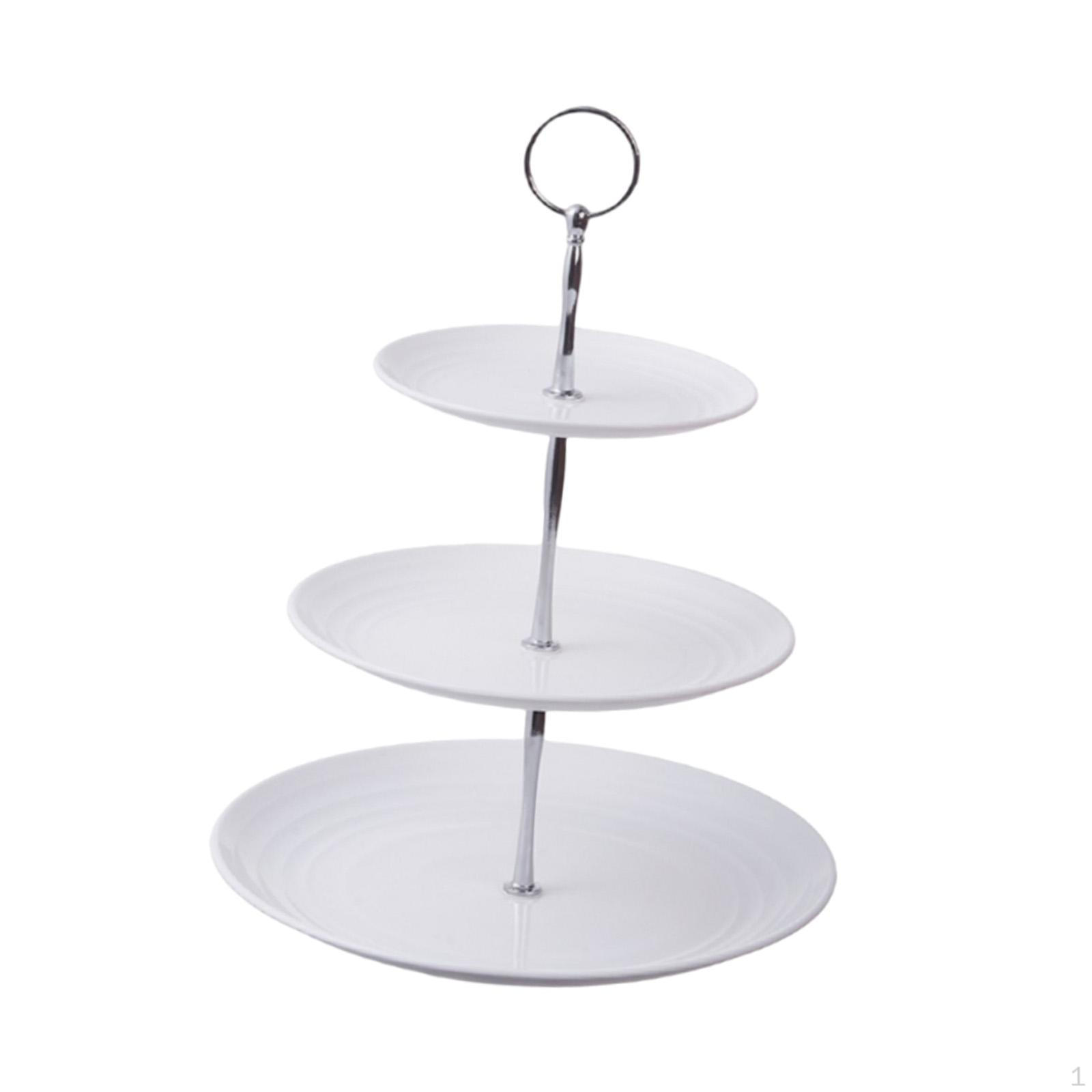 

Подставка для печенья, трехъярусное украшение стола, сервировочное блюдо для чаепития, подставка для кексов, фрукты Argent pillar