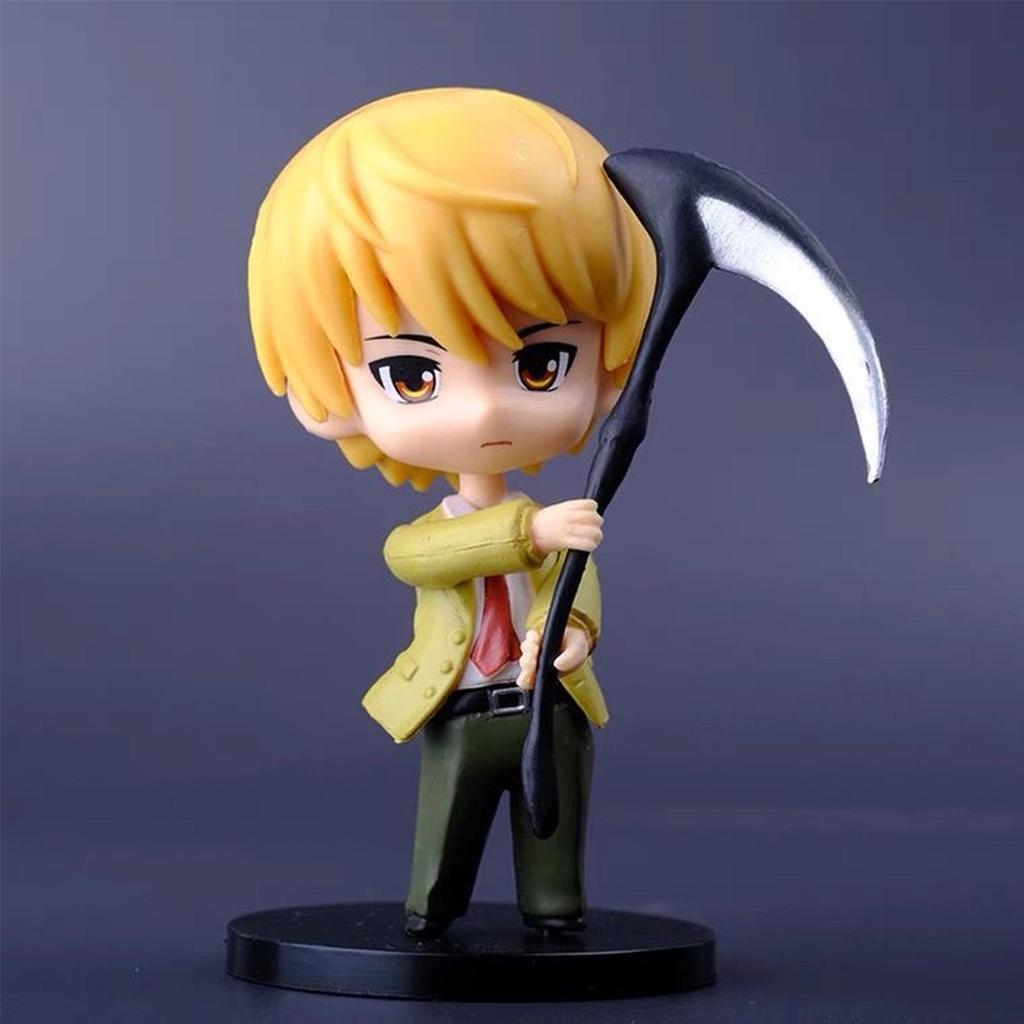 5pcs/Set Anime Notebook L Lawliet Figure Cute Edition Rem Yagami Light Action Figures Collectible Ryuk Amine Figurine boys Gifts
