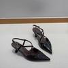 Fashion 2025 Hot Sale Slingbacks Women's High Heels Classics Pointed Toe Thin Heels Buckle Strap Pumps for Fashion Daily Office & Dress