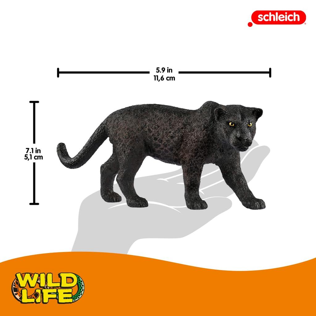 Schleich Wildlife Black Panther Figure 14774