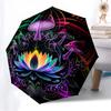 1pc Mushroom Mandala Automatic Open/Close Umbrella, Halloween &  Gifts - Ideal for Daily, Formal, Party Use, Durable Canopy Yy251011001