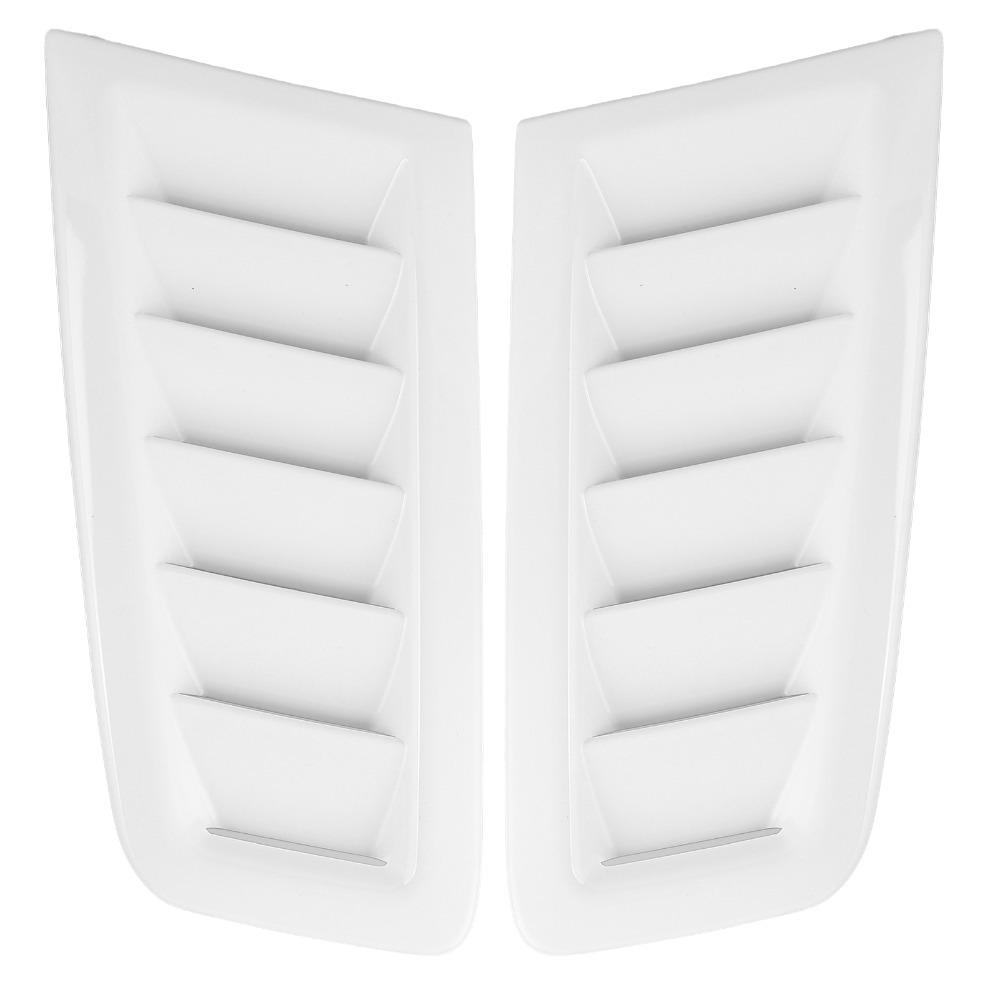 2PCS Universal Mount Engine Cover Air Intake Mesh for Focus RS MK2 Style Engine Hood Modification