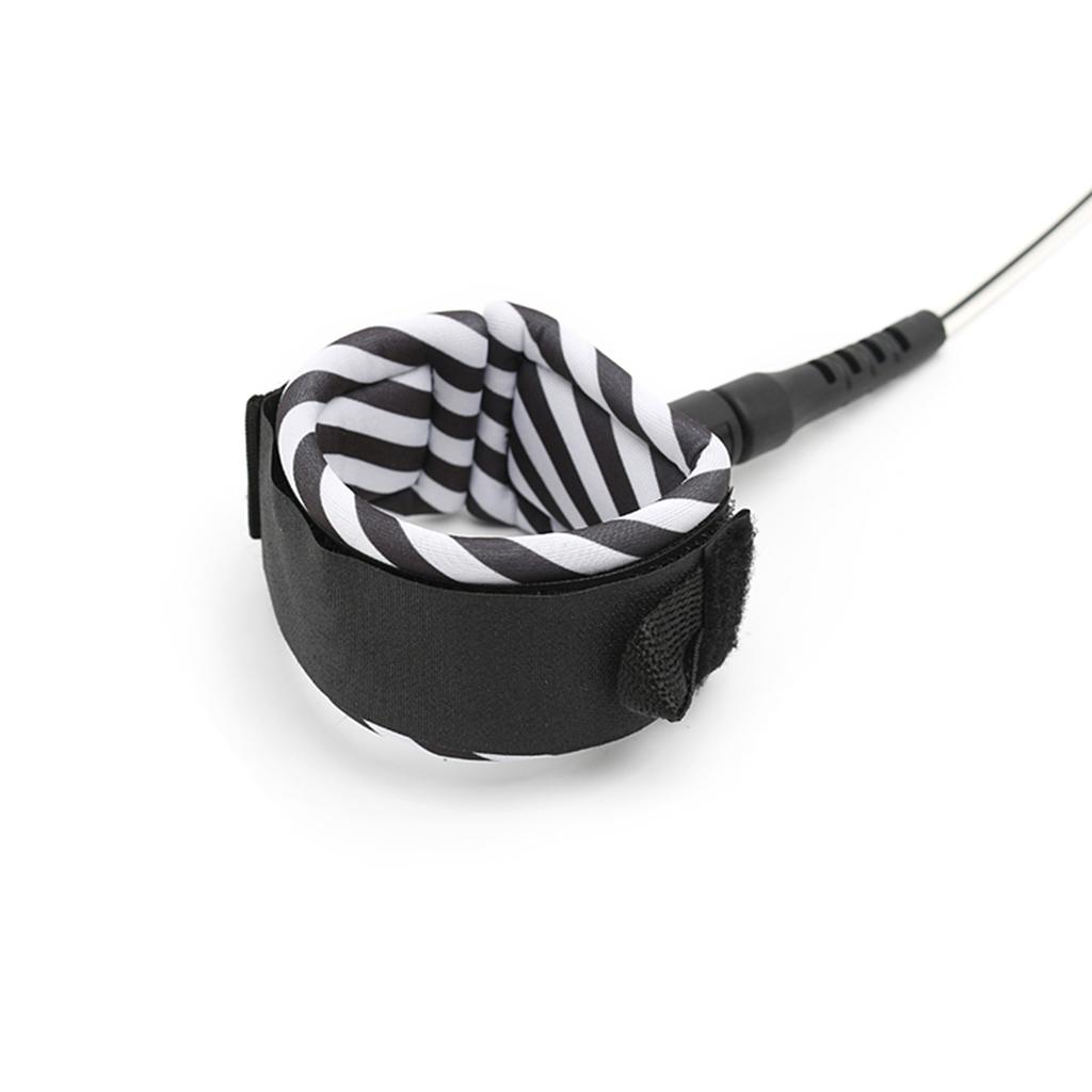 Surf Leash Surfing Surfboard Leash Smooth Steel Swivel Surfing Leg Rope Paddleboard Leash 6FT 8FT 10FT