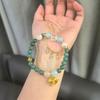 Star Chain Jade Multi-Gem Christmas Commemorative Bracelet: Fashionable Layered Chinese Style Gift.