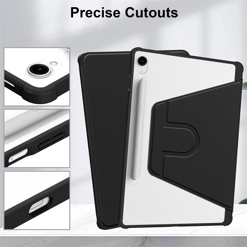 Pentru Samsung Galaxy Tab A9 plus 11" Husă inteligentă Galaxy Tab S9 FE S7 S8 11" S10 S9 plus FE 12.4 Husă de protecție 360 de grade