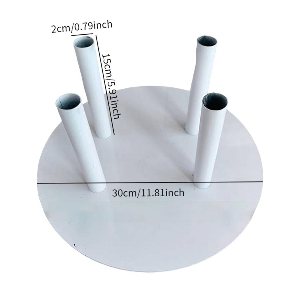 Flower Pole Display Stand Base for Event Flower Arrangements and Decorations
