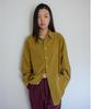 Bopeu Abeli Baby Corduroy Oversized Shirt (Mustard Green)