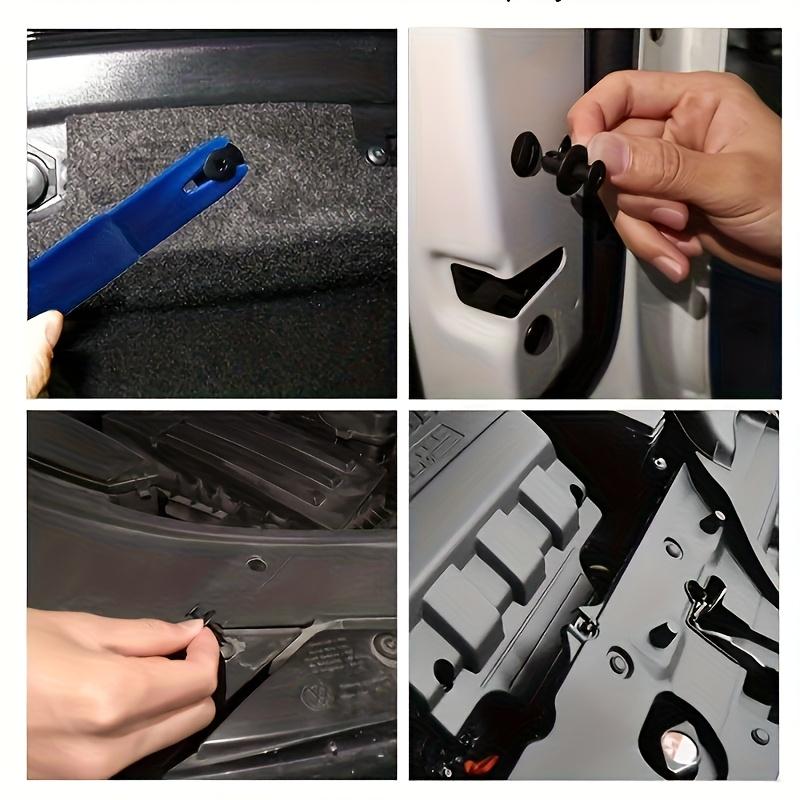 100pcs Automotive Fastener Clip Kit Mudguard Rivet Clips Car Body Push Pin Retainer Rivets Bumper Door Trim Panel Fixing Tools