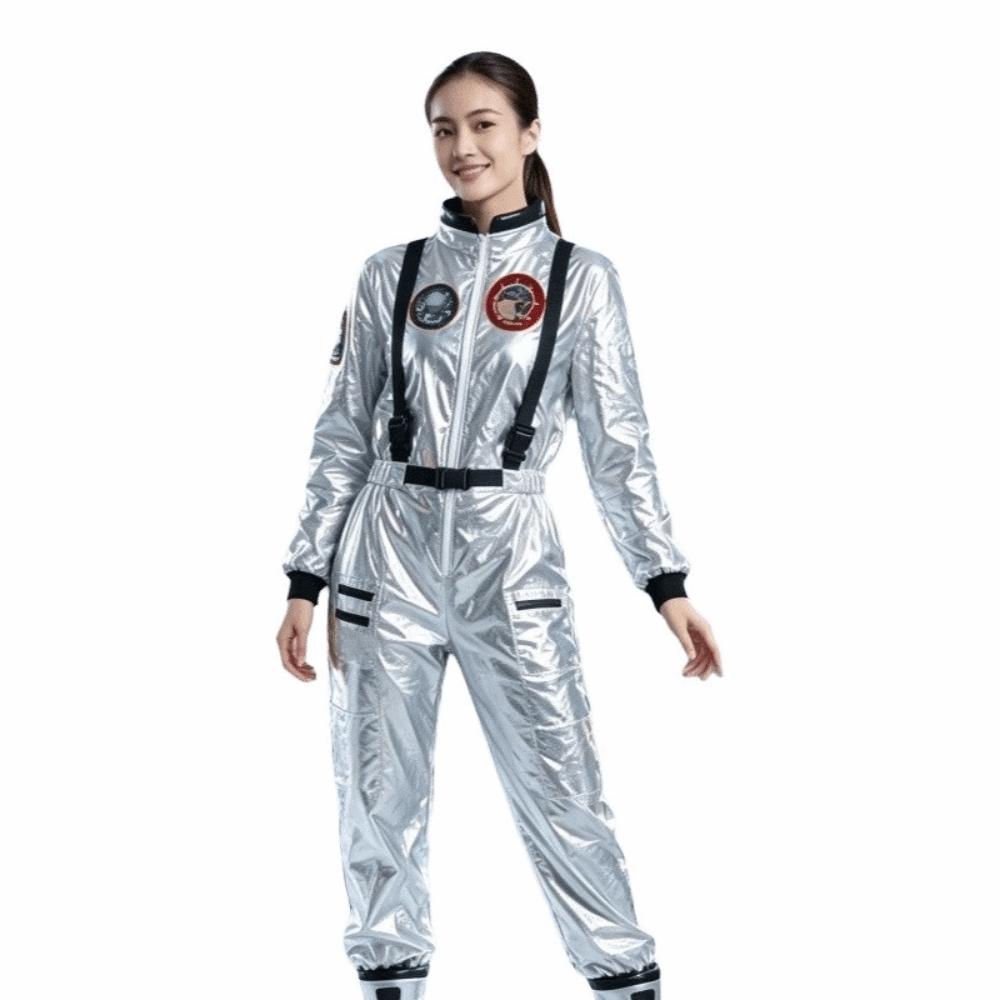 Performance Halloween Astronaut Costume Party Jumpsuit Spacesuit Dress Up Role Playing Cosplay Costume Family Party