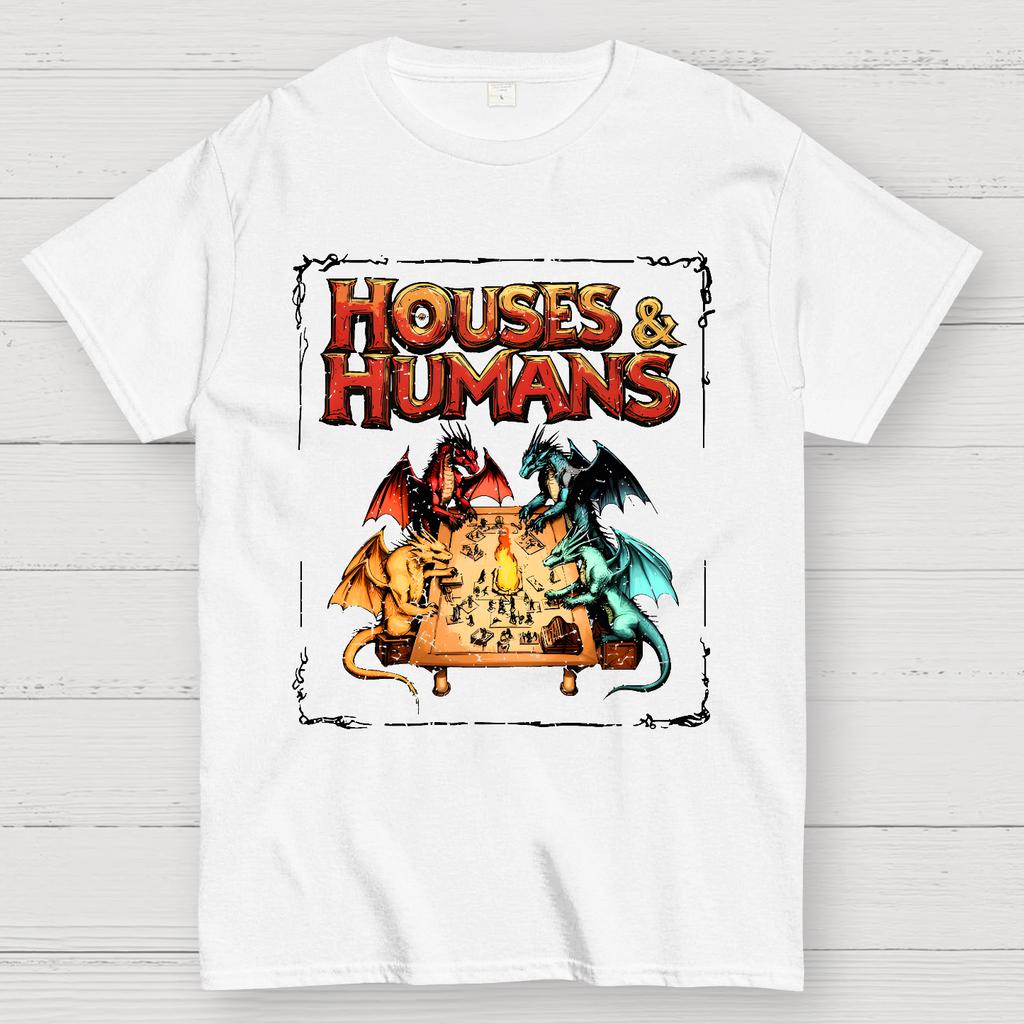 Houses and Humans D&D Cotton Summer Casual Cool Loose T-Shirt