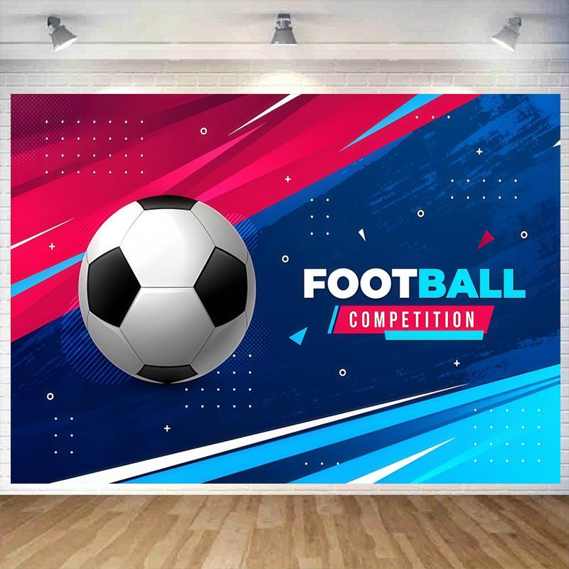 1pc football match background cloth banner suitable for football match decoration anniversary holiday celebration 100x150cm