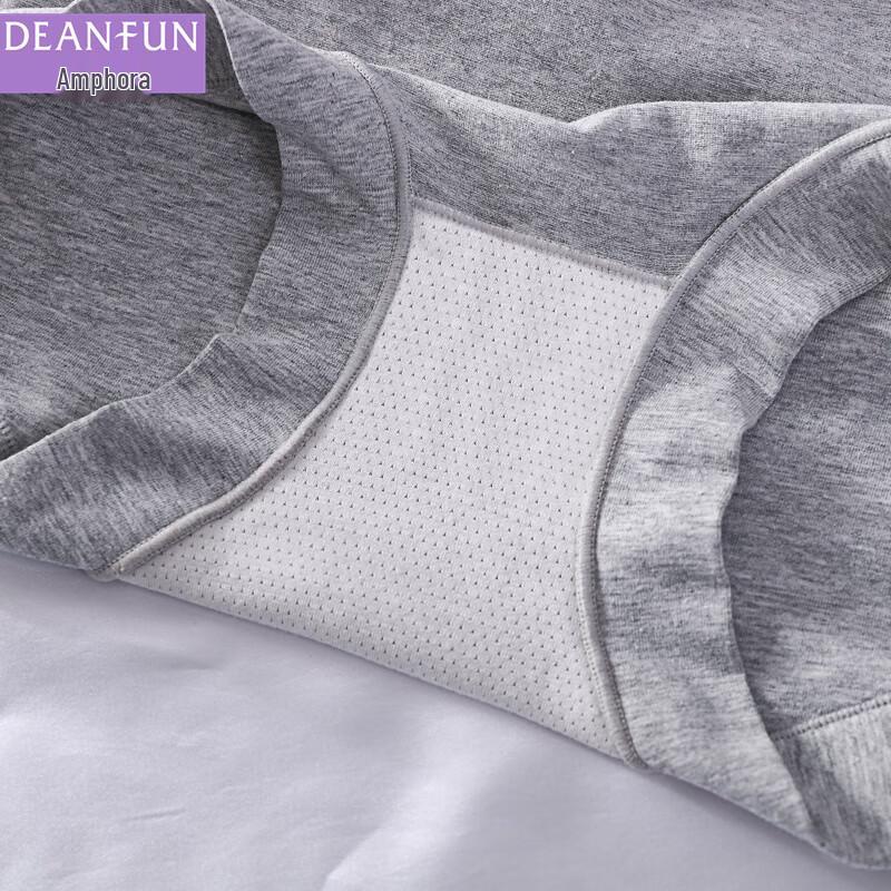 Deanfun Women's Cotton Mid-Waist Boyshort Underwear 3-Pack