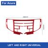 Real  Carbon Fiber Sticker For Acura TSX 2009-up Radio navigation system panel Trim Cover Car Accessories Interior decorative