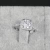 925 Sterling Silver AAA Zirkonový prsten Módní svatební šperky