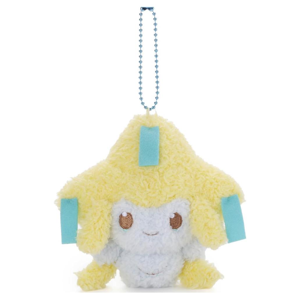 Takara Tomy Arts (TAKARATOMY A.R.T.S) Pokemon Poke Piece Plush Ball Chain Mascot Jirachi Plush Toy, Approximately 13cm Tall