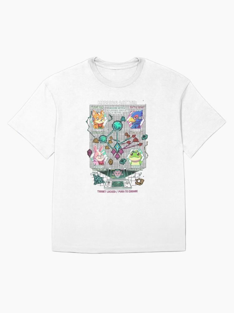 Star Fox Adventures Remastered starfox mission active Oversized Unisex T-Shirt