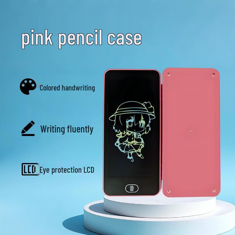 

Smart Pencil Case with LCD Handwriting Board - Large Capacity Stationery Box for Students