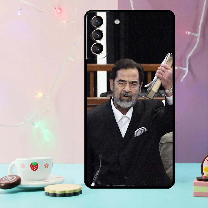 Saddam Hussein Iraq Phone Case For Samsung Galaxy S24 Ultra S20 S21 S22 S23 S25 Ultra S9 S10 Plus S24 FE Cover