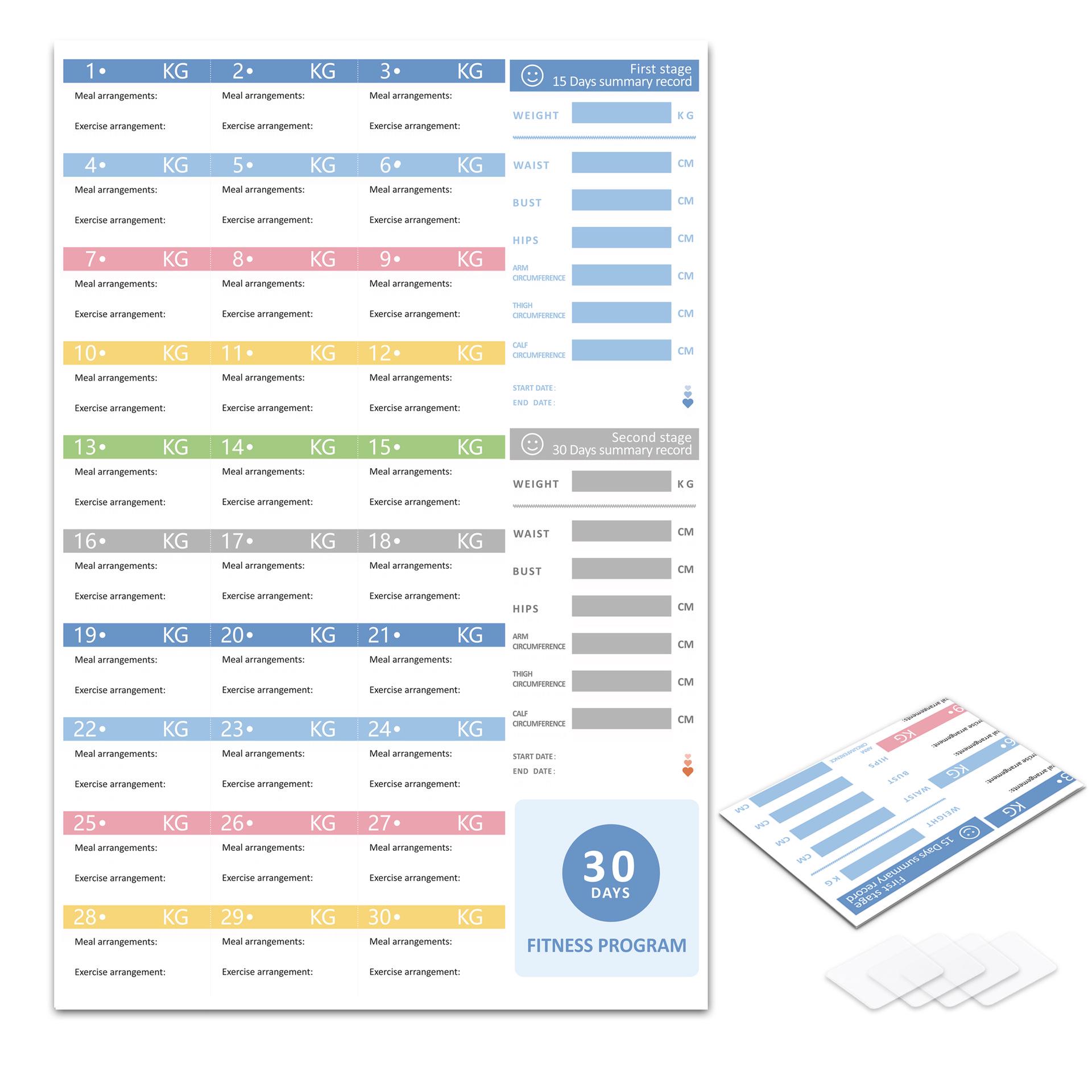 2026 English Desk Calendar with Korean Version, Wall Hanging and Desktop Creative Planner. 2026
