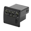 EQ01 Acoustic Guitar Tuner 2 Band EQ Black Guitar Tuner for Practice Stage Studio