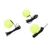 3pcs Tennis Training Balls with Strings Synthetic Fiber Tennis Ball Training Equipment for Self Practice Tool