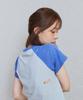 KIJIKO Ke403. Back Logo Raglan Tee Blue