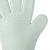 Thickened Silicone Anti Scalding Oven Glove Heat Resistant Silicone Cooking Glove for Microwave Oven Toaster Mint Green