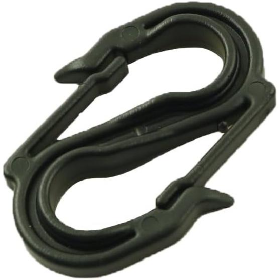 10PCS Heavy Duty S Shaped Double Ended Hanging Hooks 8 Shaped Hooks 2.2x1.65x0.35Inch for Waterproof Cloth Ropes Sunshade Nets Curta Cargo Nets