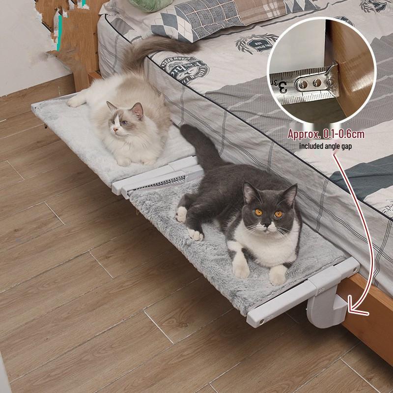 Universal All-Season Cat Hammock for Windows – Bedside Hanging Pet Bed for Sunbathing