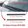 For Subaru Forester 2019 2020 2021 2022 2023 2024 2025 2026 Wiper Refill Rubber Strip Car Wiper Accessories 1Pair