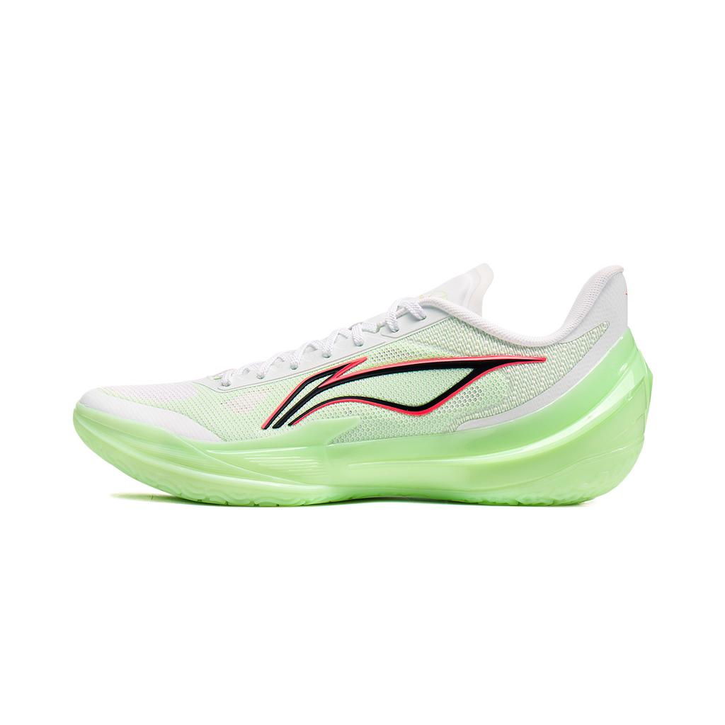 New LiNing Blade 5 V2 Basketball Shoes Men's White Green ABAV059-8