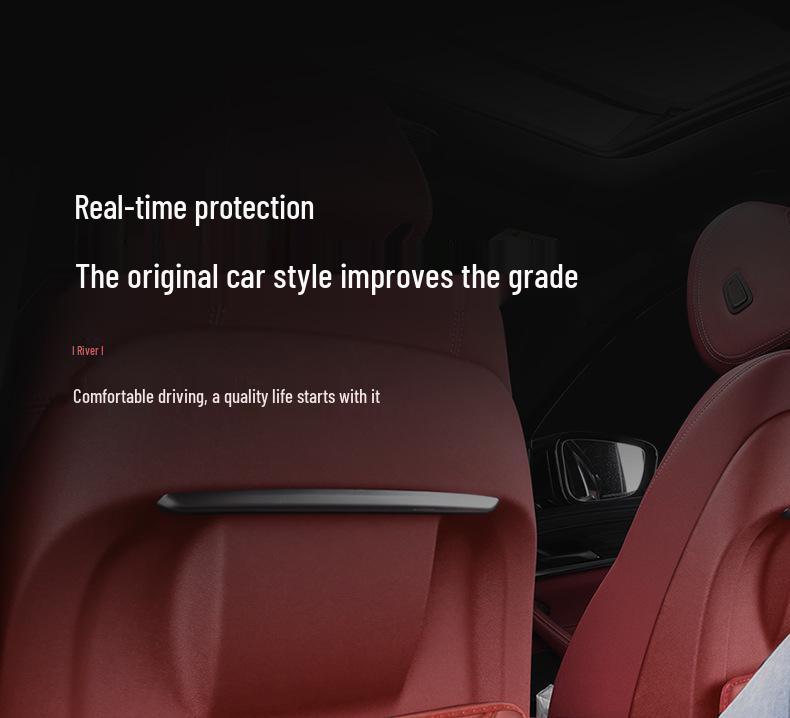 Crown Lu Fang Rear Seat Kick Mat - Anti-Kick Protection & Interior Enhancement