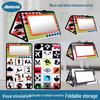 Aipinqi Baby Funhouse Mirror Cloth Book: Car Hanging Toy with Foldable Pendant for Back Seat