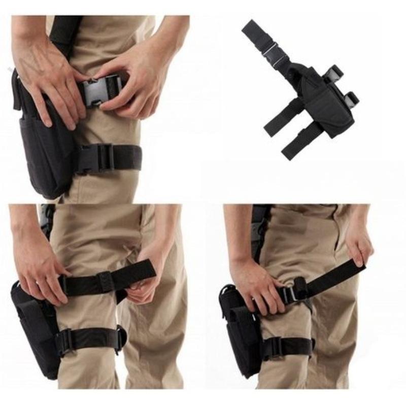 Quick-Draw Leg Holster for Tactical Training & Outdoor Sports - Durable Tactical-Style Gear for Airsoft, Paintball & Simulation