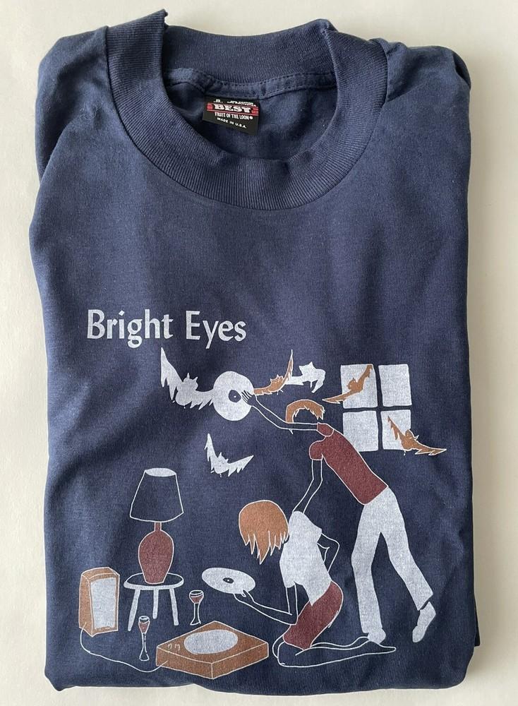 Винтажная футболка группы Conor Oberst Bright Eyes NZ351 S