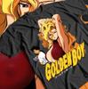 Golden Boy Anime Tshirt Kentaro Oe Manga Retro Cartoon Tshirt for Men and Women Summer Cotton Loose Fashion Short Sleeve Top