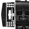 Parts CD Cover Trim Car Accessories Central Console Fits For Benz C-class W204 Replacement 2 Pcs/set 2007-2010